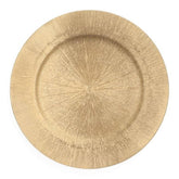 Homla Raggi Decorative Plate Golden  33 cm